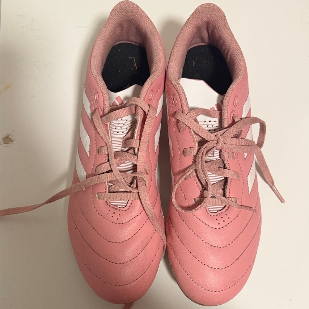 adidas Women's Pink and White Athletic Shoes